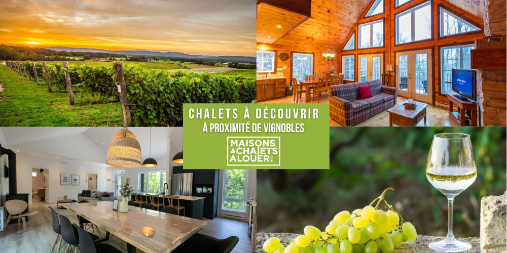 Chalets à découvrir à proximité de vignobles