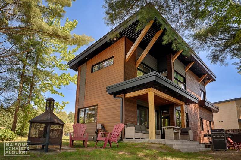 Chalet à louer au bord de l'eau